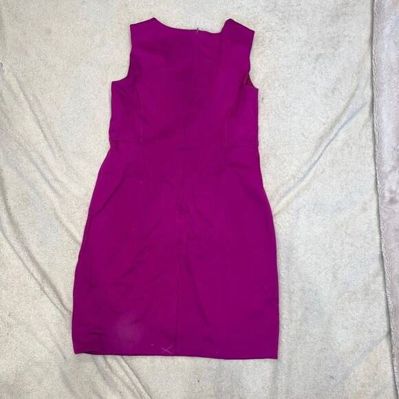 Lands’ End Fuchsia Sheath Business Casual Dress | Sz 10P - Picture 4 of 4